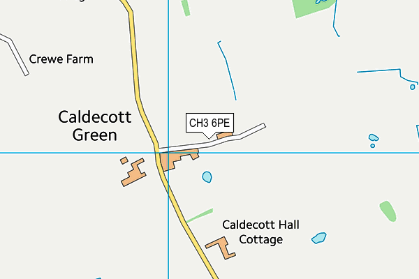 CH3 6PE map - OS VectorMap District (Ordnance Survey)