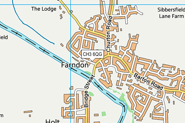 CH3 6QG map - OS VectorMap District (Ordnance Survey)