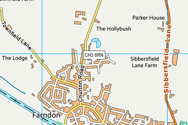 CH3 6RN map - OS VectorMap District (Ordnance Survey)