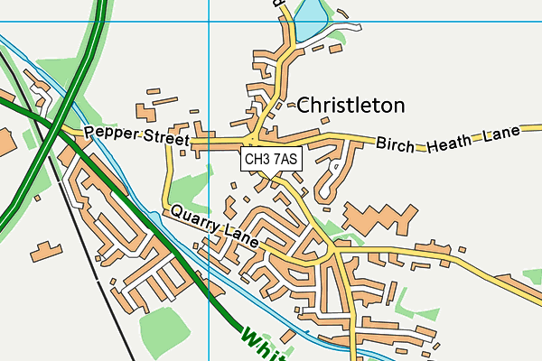 Christleton Sports Centre map (CH3 7AS) - OS VectorMap District (Ordnance Survey)