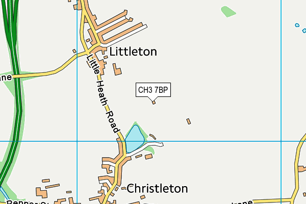 CH3 7BP map - OS VectorMap District (Ordnance Survey)