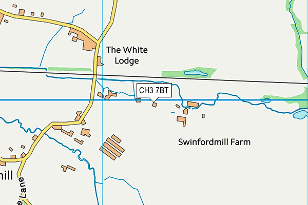 CH3 7BT map - OS VectorMap District (Ordnance Survey)