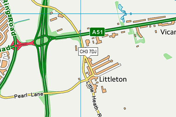 Map of LITTLETON POWER SERVICES LIMITED at district scale