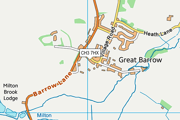 Map of WHITE HORSE GREAT BARROW LTD at district scale