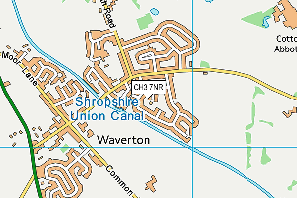 CH3 7NR map - OS VectorMap District (Ordnance Survey)