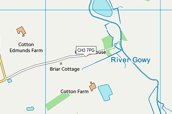 CH3 7PG map - OS VectorMap District (Ordnance Survey)