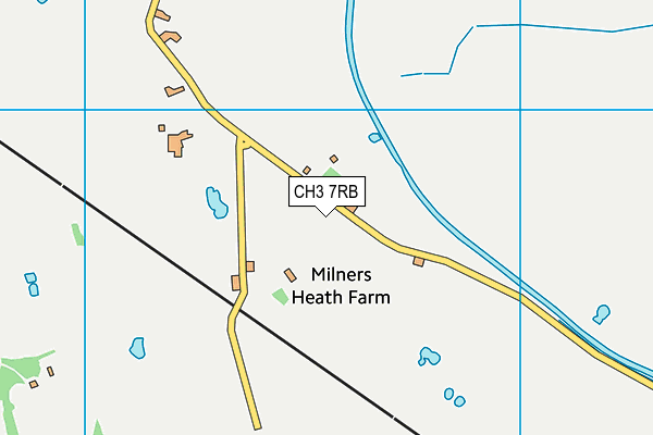 CH3 7RB map - OS VectorMap District (Ordnance Survey)