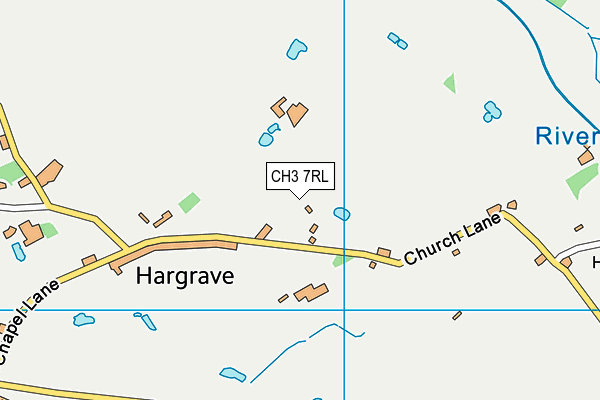 CH3 7RL map - OS VectorMap District (Ordnance Survey)