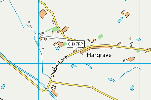 CH3 7RP map - OS VectorMap District (Ordnance Survey)