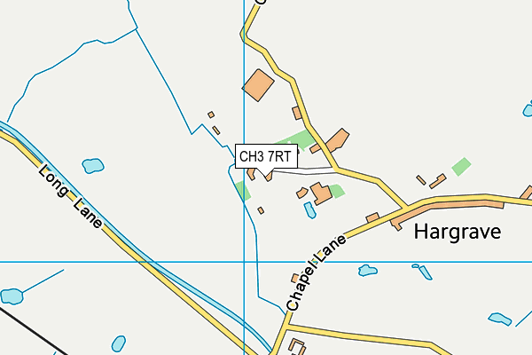 CH3 7RT map - OS VectorMap District (Ordnance Survey)