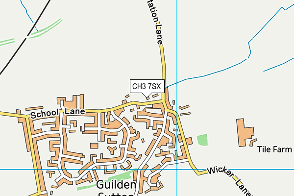Map of GUILDEN SUTTON HALL (MANAGEMENT) LIMITED at district scale