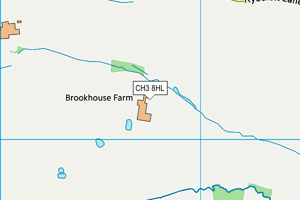 CH3 8HL map - OS VectorMap District (Ordnance Survey)