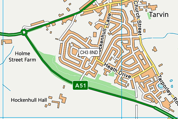 CH3 8ND map - OS VectorMap District (Ordnance Survey)