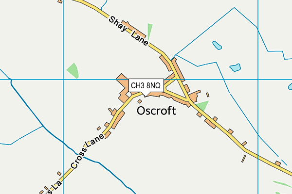 CH3 8NQ map - OS VectorMap District (Ordnance Survey)