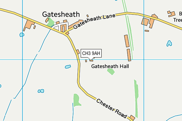 CH3 9AH map - OS VectorMap District (Ordnance Survey)