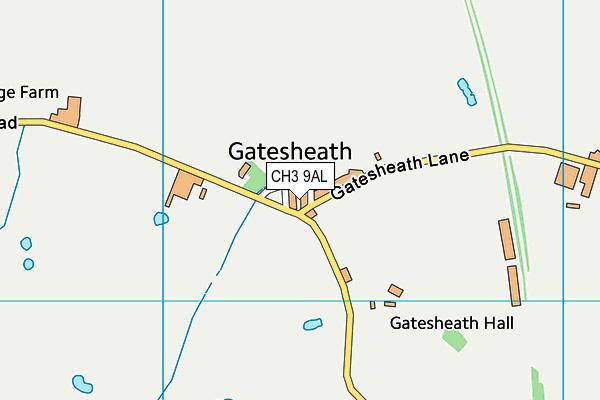 CH3 9AL map - OS VectorMap District (Ordnance Survey)