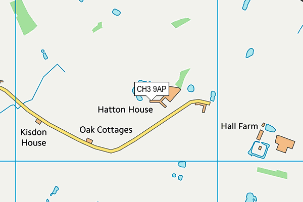 CH3 9AP map - OS VectorMap District (Ordnance Survey)