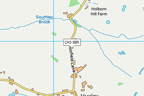 CH3 9BR map - OS VectorMap District (Ordnance Survey)