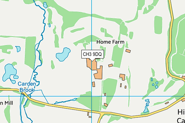 Carden Park map (CH3 9DQ) - OS VectorMap District (Ordnance Survey)