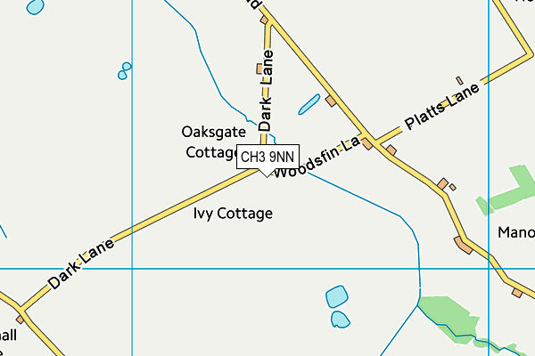 CH3 9NN map - OS VectorMap District (Ordnance Survey)