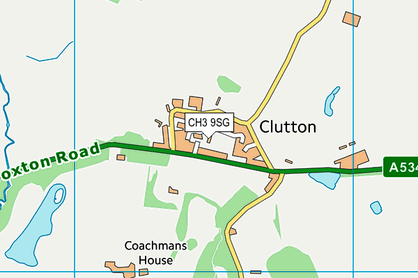 CH3 9SG map - OS VectorMap District (Ordnance Survey)