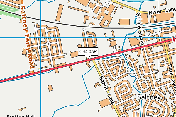 CH4 0AP map - OS VectorMap District (Ordnance Survey)