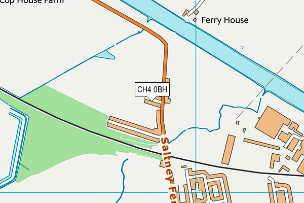 CH4 0BH map - OS VectorMap District (Ordnance Survey)