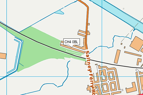 CH4 0BL map - OS VectorMap District (Ordnance Survey)