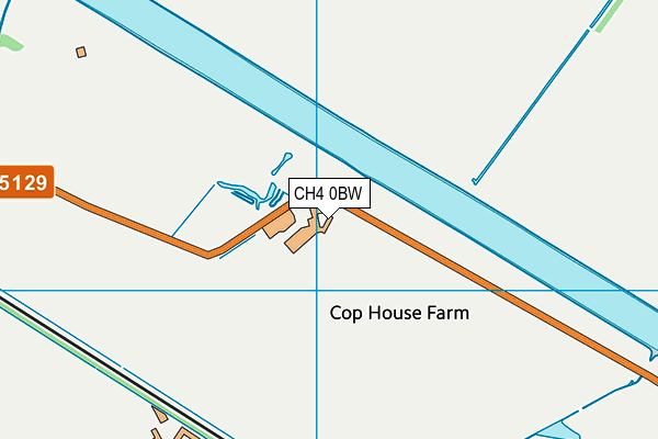 CH4 0BW map - OS VectorMap District (Ordnance Survey)