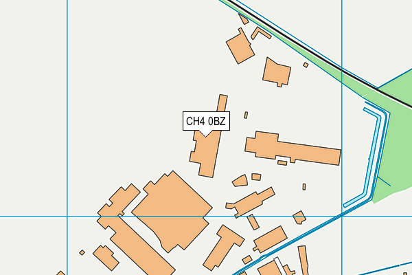 CH4 0BZ map - OS VectorMap District (Ordnance Survey)