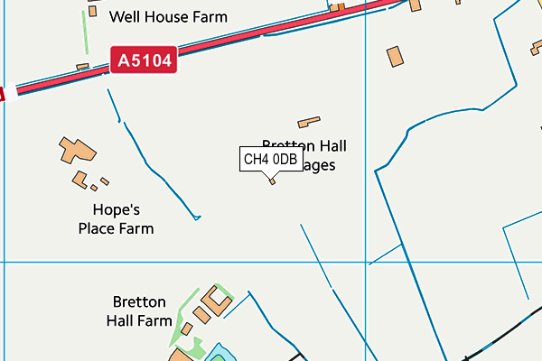 CH4 0DB map - OS VectorMap District (Ordnance Survey)