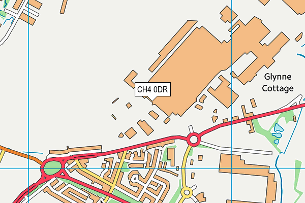 CH4 0DR map - OS VectorMap District (Ordnance Survey)