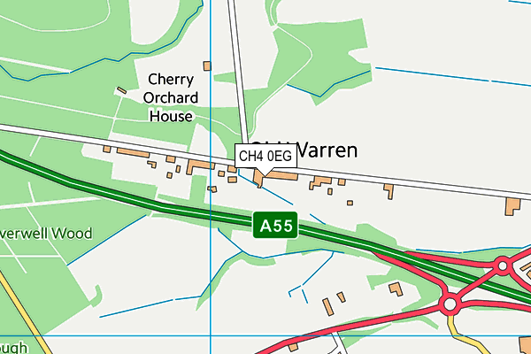 CH4 0EG map - OS VectorMap District (Ordnance Survey)