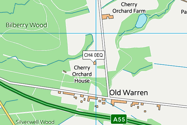 CH4 0EQ map - OS VectorMap District (Ordnance Survey)