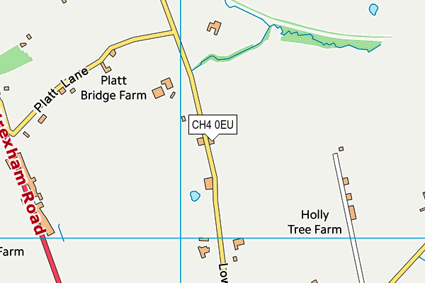 CH4 0EU map - OS VectorMap District (Ordnance Survey)