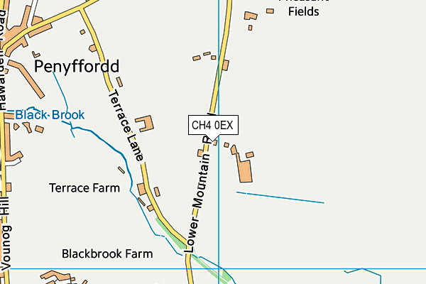 CH4 0EX map - OS VectorMap District (Ordnance Survey)