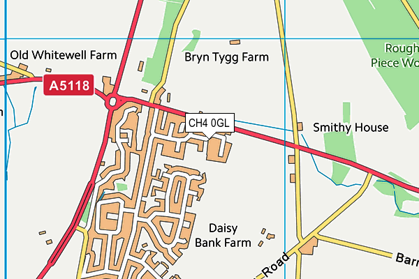 CH4 0GL map - OS VectorMap District (Ordnance Survey)