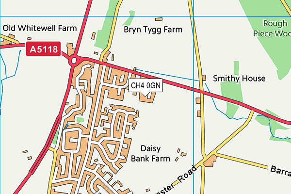 CH4 0GN map - OS VectorMap District (Ordnance Survey)