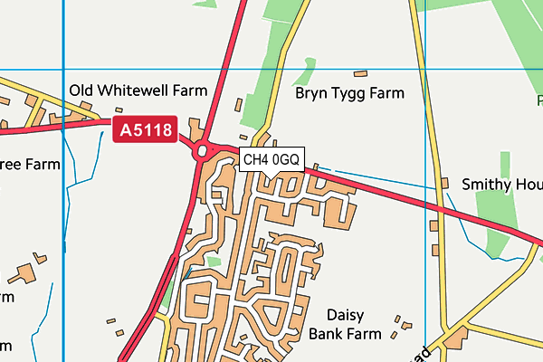 CH4 0GQ map - OS VectorMap District (Ordnance Survey)