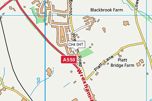 CH4 0HT map - OS VectorMap District (Ordnance Survey)