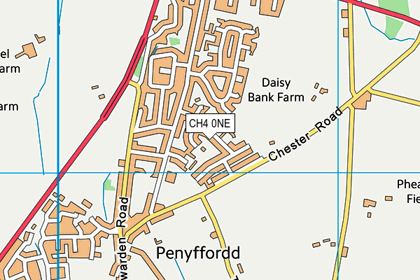 CH4 0NE map - OS VectorMap District (Ordnance Survey)