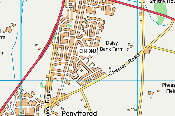 CH4 0NJ map - OS VectorMap District (Ordnance Survey)