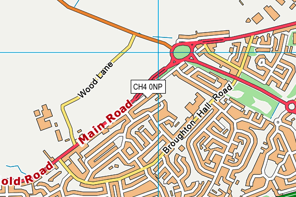 CH4 0NP map - OS VectorMap District (Ordnance Survey)