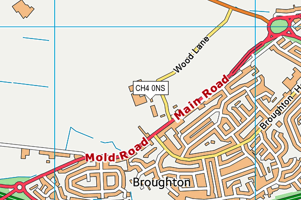 CH4 0NS map - OS VectorMap District (Ordnance Survey)