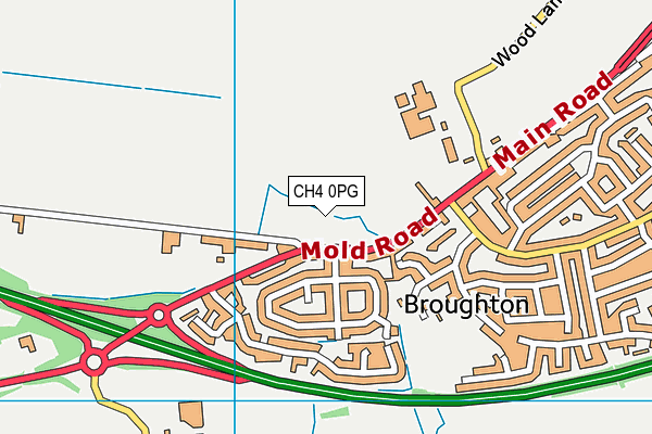 CH4 0PG map - OS VectorMap District (Ordnance Survey)