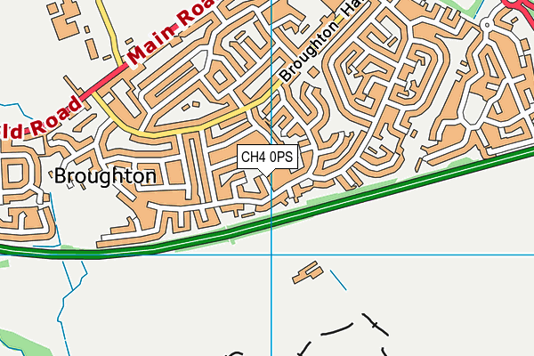 CH4 0PS map - OS VectorMap District (Ordnance Survey)