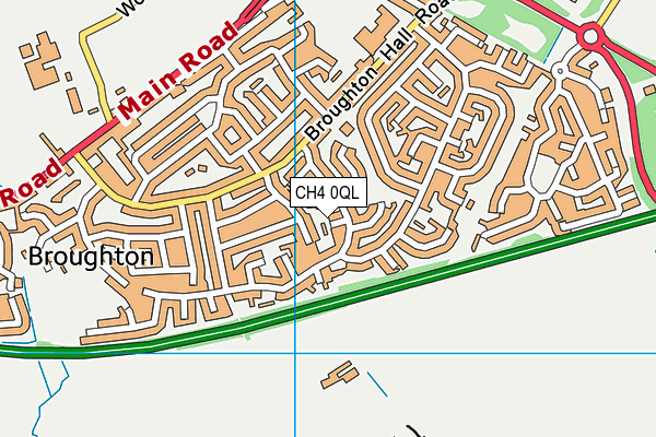 CH4 0QL map - OS VectorMap District (Ordnance Survey)