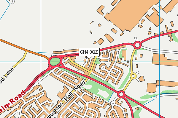 CH4 0QZ map - OS VectorMap District (Ordnance Survey)