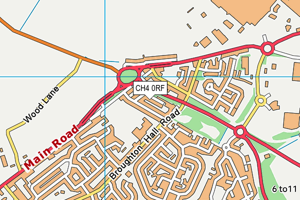 CH4 0RF map - OS VectorMap District (Ordnance Survey)