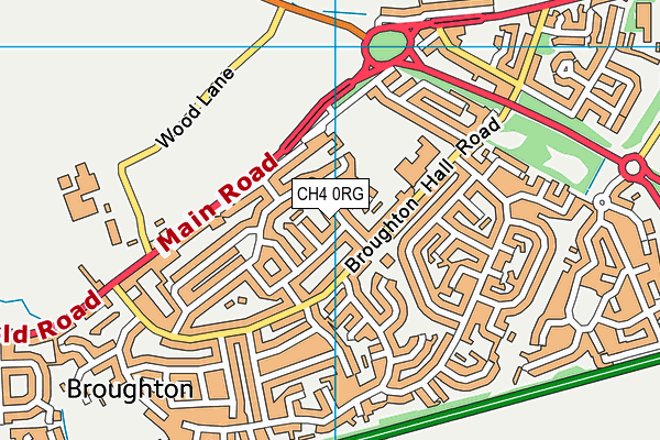 CH4 0RG map - OS VectorMap District (Ordnance Survey)